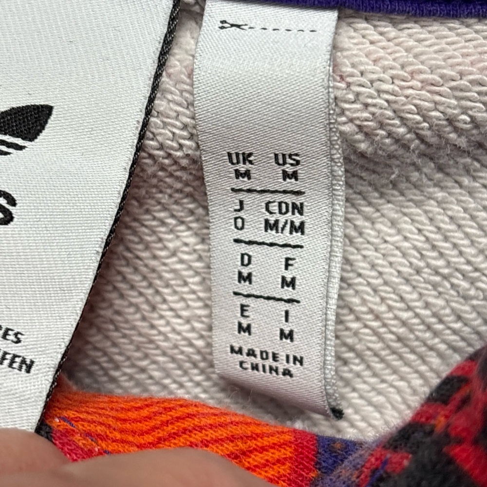 Adidas Men’s Causal CNY Hoodie Multicolor ~Size Medium - Picture 13 of 13